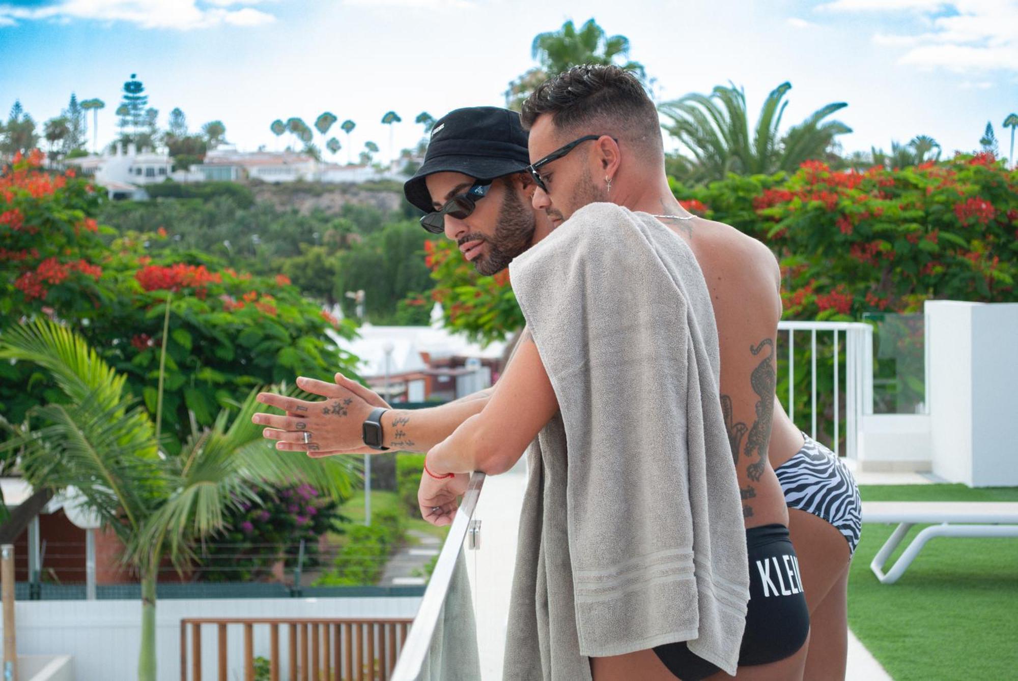 Mar Bianco - Gay Men Only Aparthotel มาสปาโลมาส ภายนอก รูปภาพ